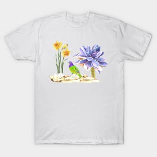 Birds and flowers T-Shirt